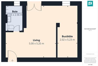 Apartament 1 cameră și dormitor separat, Torontal - 9