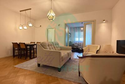 Apartament cu 3 camere semidecomandat, mobilat în Dorobanți