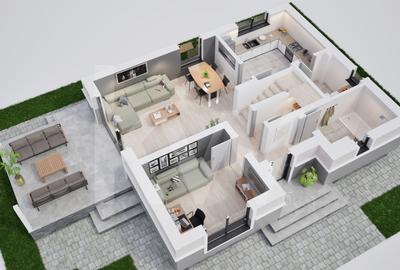 Casa individuala 5 camere in cartier nou Șură Mica - 8