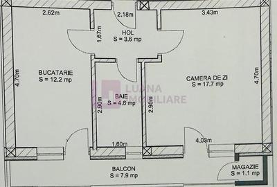 Apartament o camera de vanzare | parcare privata | gradina | mobilat si utilat | - 7