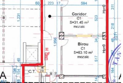 Spatiu multifunctional 270mp cladire noua Clujana - piata 1 Mai - 4