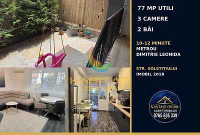 Apartament cu 3 camere decomandat, mobilat în Central