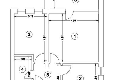 Apartament spatios, într-o zonă de case,, loc parcare, bloc nou - 21