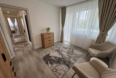 Apartament cu 3 camere decomandat, mobilat în Tineretului