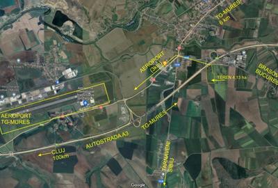 Vindem teren de 44376 mp pentru Parc logistic in Targu Mures - 1