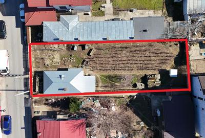 Teren + casă demolabilă 497 mp - Popești Leordeni Central - 2
