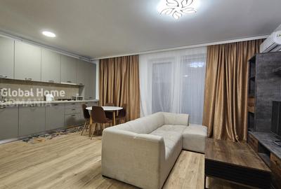Apartament cu 2 camere semidecomandat, mobilat în Pipera