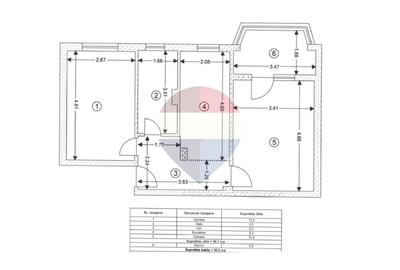 Apartament 2 camere | 50,7 mp utili + balcon | Etaj 1 | Brașov - 6