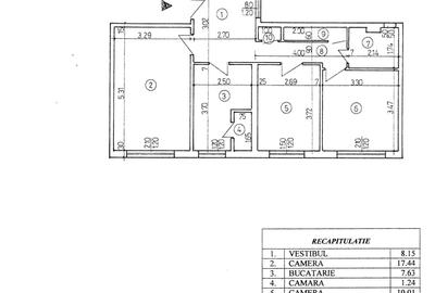Apartament cu 3 camere decomandat în Colentina