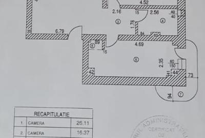 Unirii-Fantani-Apartament de 2 camere - decomandat - 6