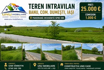 Teren agricol intravilan de 834 mp, în Central