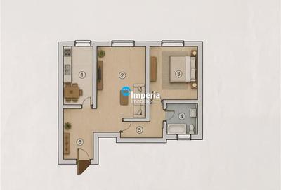 Apartament 2 camere in Podu Ros, etaj 1, bloc fara risc seismic - 6