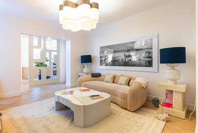 Apartament cu 3 camere semidecomandat, mobilat în Dorobanți