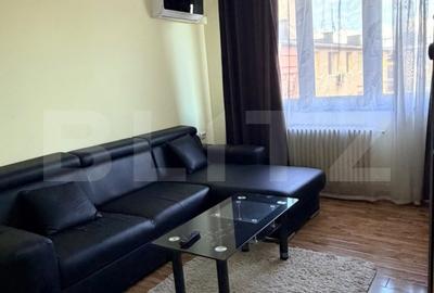 Apartament cu 2 camere semidecomandat, mobilat în Semicentral