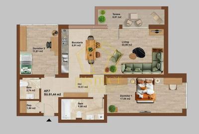 0% COMISION Apartamente cu 3 camere, iulie 2026 | Buziasului - 7
