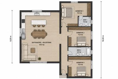 🏡 Complex Rezidențial Premium – 6 case moderne pe parter, zona Lacului Cernica - 5