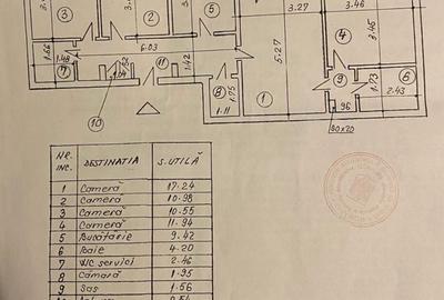 Apartament 4 camere în zona Timpuri Noi – Tineretului, 84 mp, 2 băi, centrală te - 11