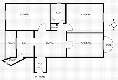 Apartament 4 camere 76mp in Marasti - 10
