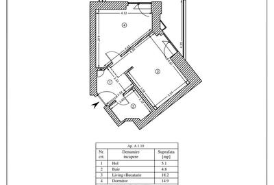 Apartament Tip Studio, Floreasca, Ansamblul Yacht Kid - 15