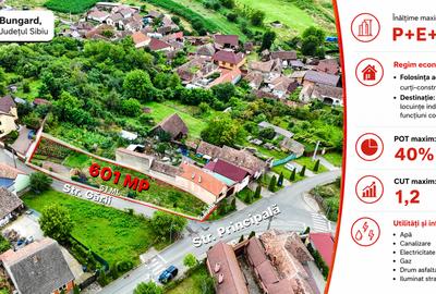 Teren + Proiect Casa | Bungard | 601 MP | Utilitati | Asfalt | VIDEO - 1