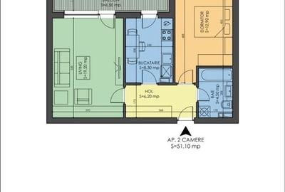 Apartament cu 2 camere decomandat în Prelungirea Ghencea