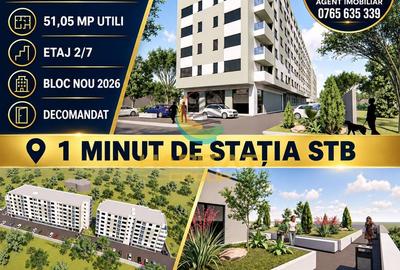 Apartament cu 2 camere decomandat în Berceni
