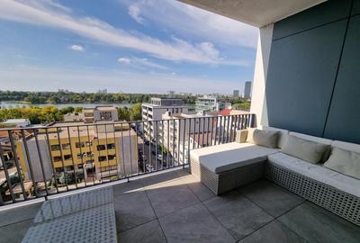 Inchiriere apartament cu 5 camere si terasa - Floreasca - vedere lac - 4