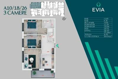 EVIA MAGNIS | 3 CAMERE 84 MP | Parc Privat - Loc de joaca pentru copii - 5