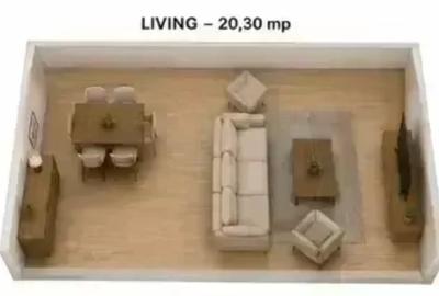 Apartament cu 2 camere semidecomandat în Pipera