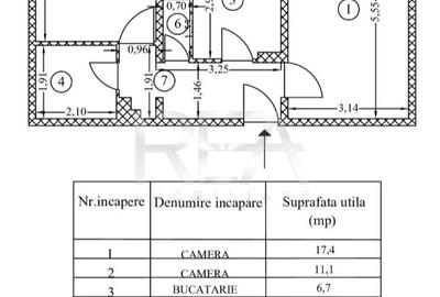 2 camere, 8/8, 51mp, bloc 1980, renovat-Crangasi - 11