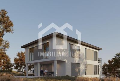 Casă panoramică în Jucu de Sus | Pădure la 200 m, vedere spre Cluj - 25