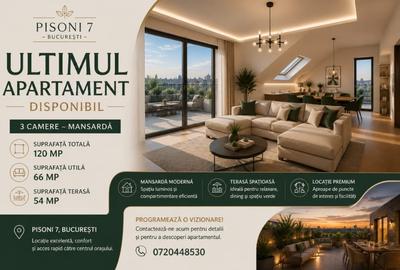 Apartament cu 3 camere decomandat în Calea Plevnei