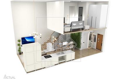 Penthouse nou  - 2 camere, 2 bai si balcon - intabulat - 9