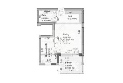 Garsoniera Bloc Nou | Vivamus | Comision 0% - 6