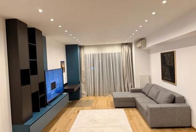 Apartament cu 2 camere semidecomandat, mobilat în Pipera