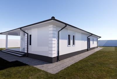 Casa  in constructie 300 mp, teren 5000 mp, zona Ursati - 3