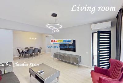 Apartament cu 3 camere semidecomandat, mobilat în Pipera