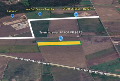 Vanzare Teren 64.600 MP Intravilan Tarla 11–Ștefăneștii de Jos, Zonă nod A3 – A0 - 3