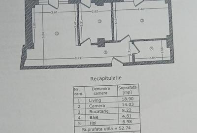 Ap 2 cam, dec, centrala proprie, bloc 2025, bucătăria mobilată,Prel. Ghencea 368 - 2
