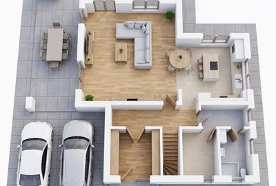 Teren cu A.C.  construire casa individuala, zona Vivo, Floresti - 4