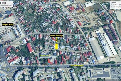 Teren 346mp de vanzare in Focsani pe strada Triumfului nr 3 - 10