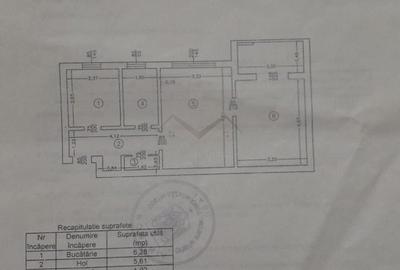 Apartament cu 2 camere nedecomandat în Tudor Vladimirescu