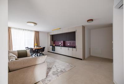 Apartament 2 camere, mobilat si utilat, terasa 12,8 mp | Comision 0 - 8
