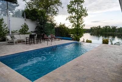 Baneasa lake House 340sqm, swimming pool, lake side deck - 19
