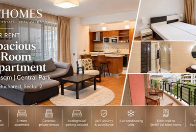 For Rent | Spacious 3-Room Apartment | 114 sqm | Central Park - 1