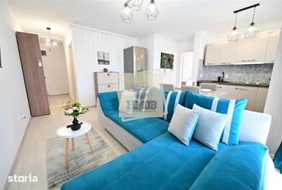 Apartament cu 2 camere semidecomandat, mobilat în Exterior Vest