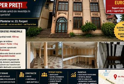 Spațiu comercial, 450 mp în Central