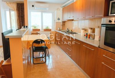 Apartament cu 2 camere semidecomandat, mobilat în Valea Aurie