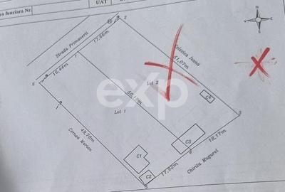 Teren Construcții intravilan de 700 mp, în Bradu