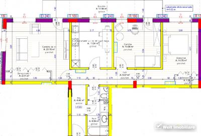 Apartament cu 3 camere decomandat în Iris